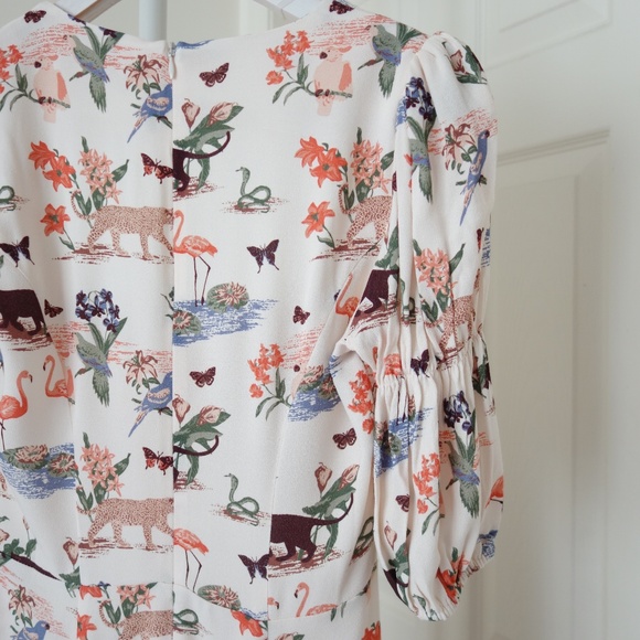 Reformation Cirrus Dress Rainforest - Picture 8 of 10